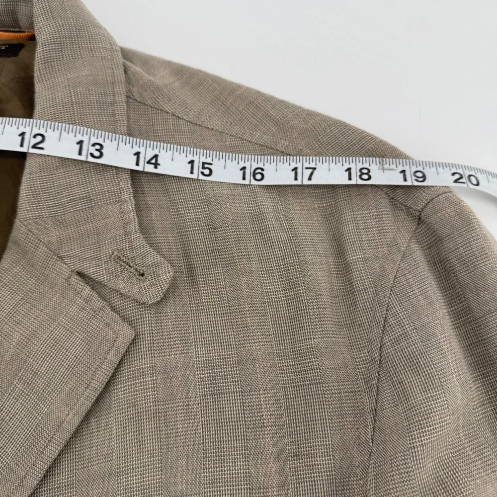 Tommy Bahama Blazer Mens XL Tan Island Soft Linen‎ Cotton 3-Button Sport Coat